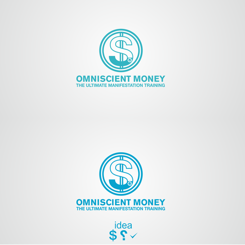 Oval logo with the title 'Omniscient money '