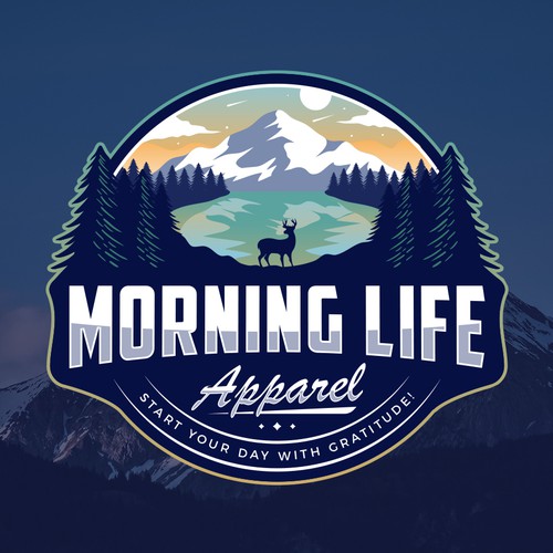 Creek logo with the title 'Morning Life Apparel'