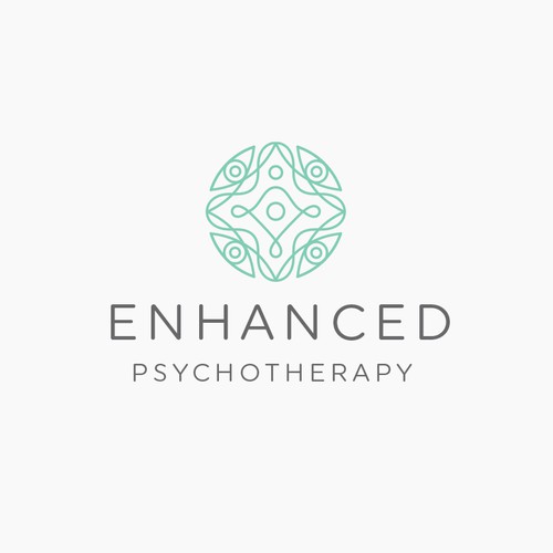 Psychology design with the title 'Enhanced Psychotherapy'