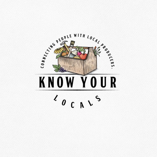 Food design with the title 'Know Your Locals'