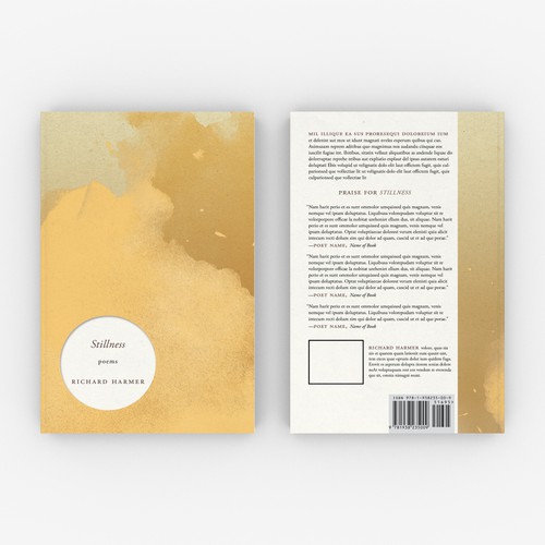 Poetry book cover with the title 'Modern Poetry Collection'