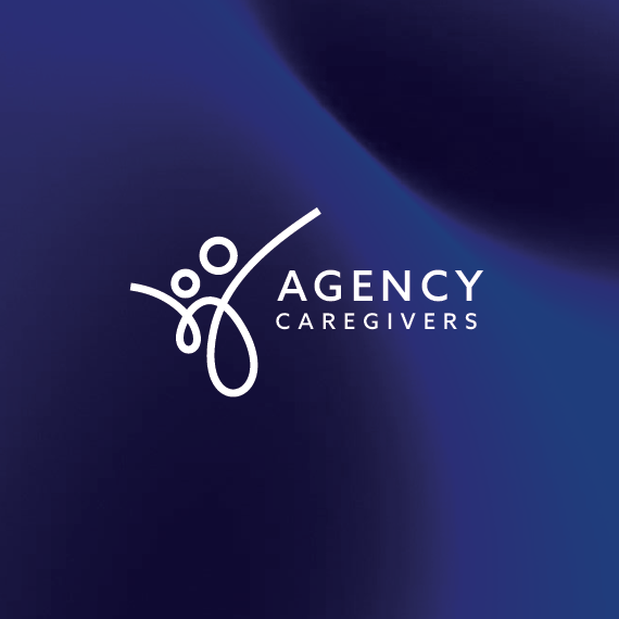 Family design with the title 'Caregiver Logo'