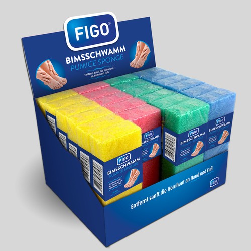 Display packaging with the title 'Product Display & Label'