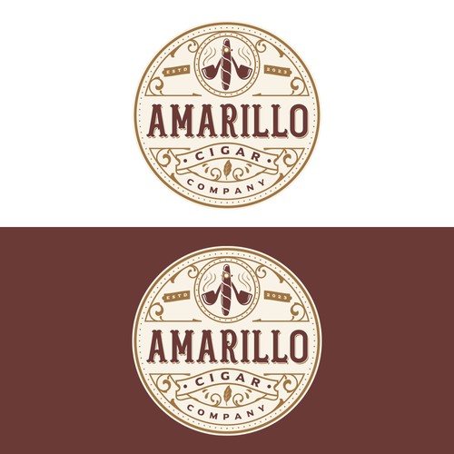 Lounge logo with the title 'Amarillo Cigar Company '