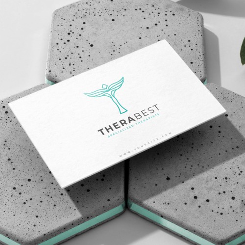Strong brand with the title 'TheraBest's logo concept!'