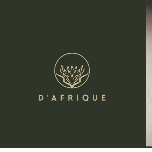 Mature logo with the title 'Logo for leather goods made from unique wild African leathers'