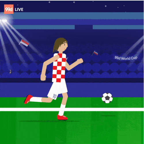 Sports design with the title 'FIFA World Cup Animation'
