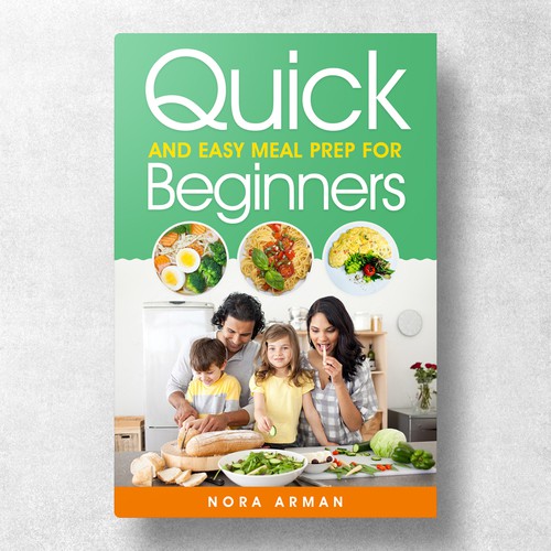 Book cover with the title 'Quick and easy meal prep for beginners'