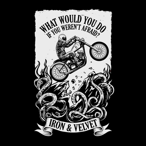 Illustrator design with the title 'T-Shirt Design'