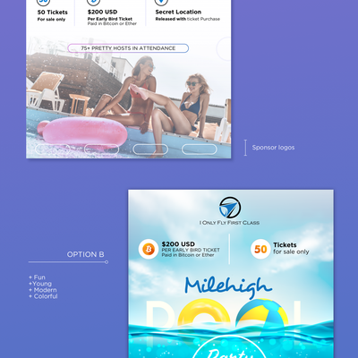 Pool party poster