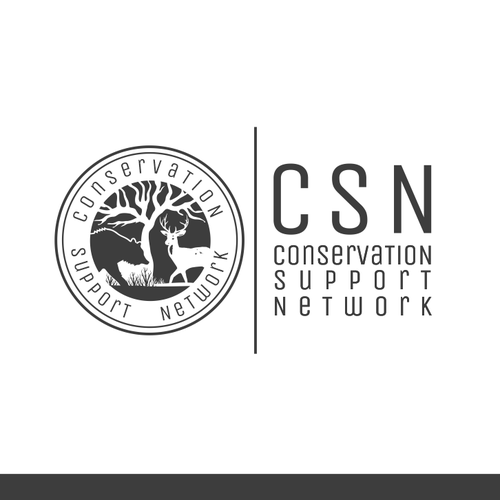 Environmental brand with the title 'Conservation Logo'