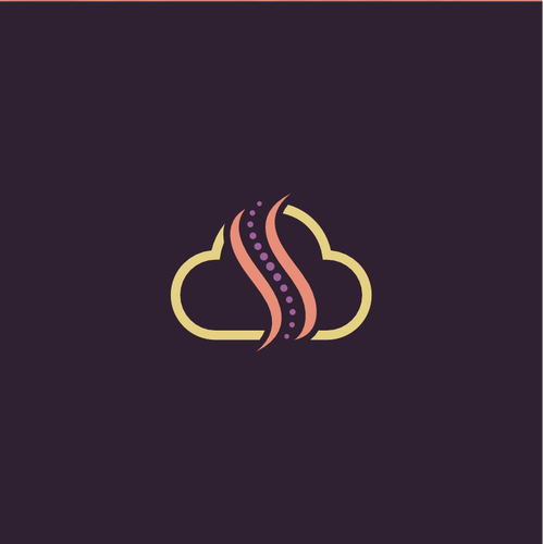 Chiropractic logo with the title 'Chiropractic Logo'