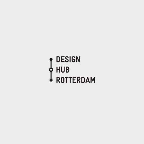 Crisp logo with the title 'Logo design for design hub'