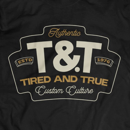 Motorcycle t-shirt with the title 'Logotype Design'