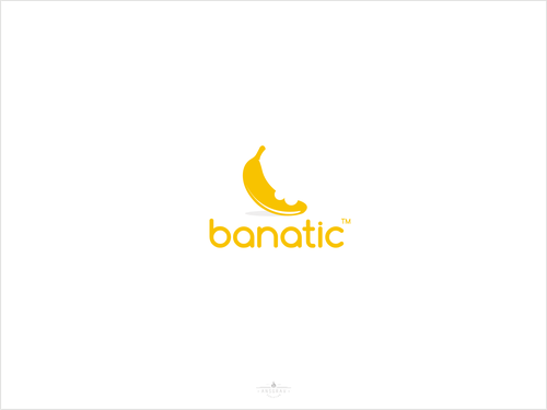 Banana logo with the title '▶ Cool Banana logo for Banatic.com'