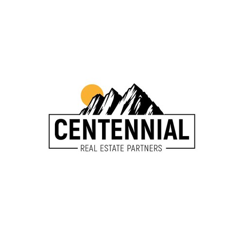 Landscaping brand with the title 'Centennial real estate'