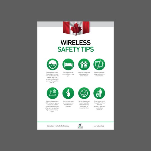 Tips design with the title 'Public Safety Message'