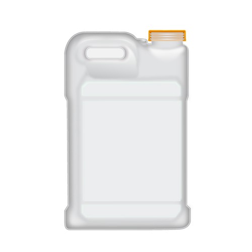 Realistic artwork with the title 'Illustrate A Product Bottle Cut in Half '