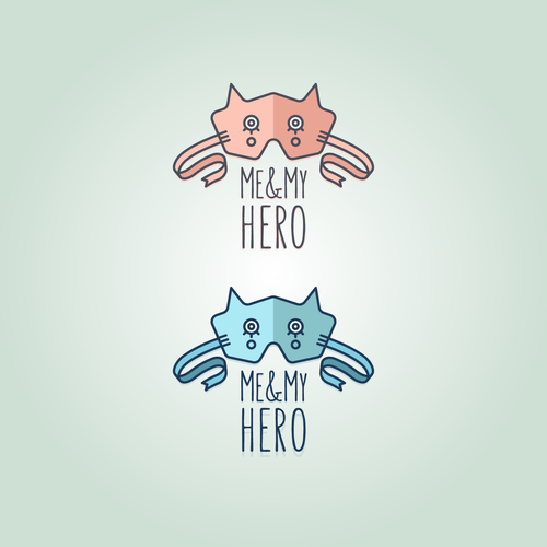 Mask logo with the title 'baby products logo'