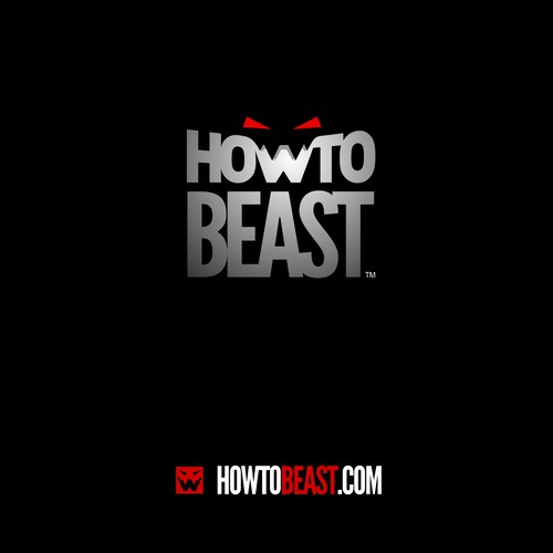 Scary logo with the title 'How to beast lettering logo'