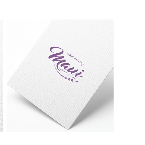 Tea logo with the title 'organic feel logo for a farmhouse'