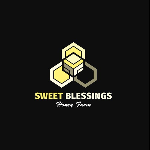 Honeycomb logo with the title 'Honeycomb logo'