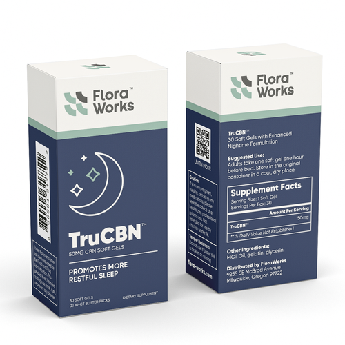 Eye-catching packaging with the title 'Concept for therapeutic drug.'