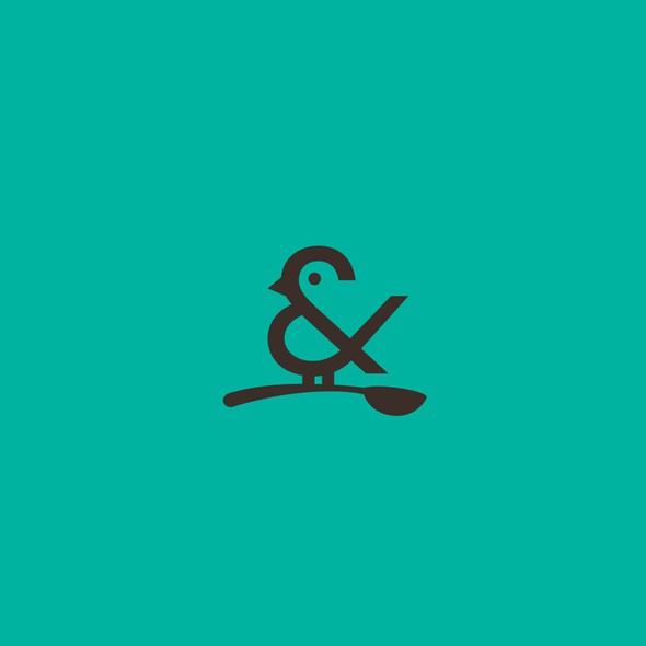 Spoon logo with the title 'walnut and hat'