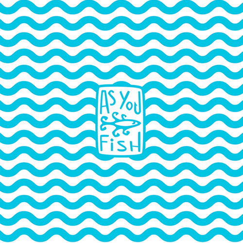 Fish brand with the title 'As You Fish logo'