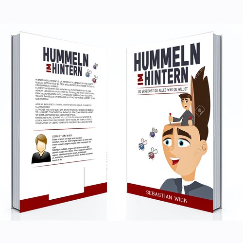 Leadership book cover with the title 'Hummeln im Hintern'