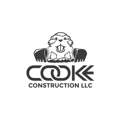 Beaver logo with the title 'Logo for Cooke Construction LLC'