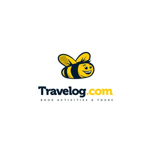 Book brand with the title 'Logo for Travelog.com'