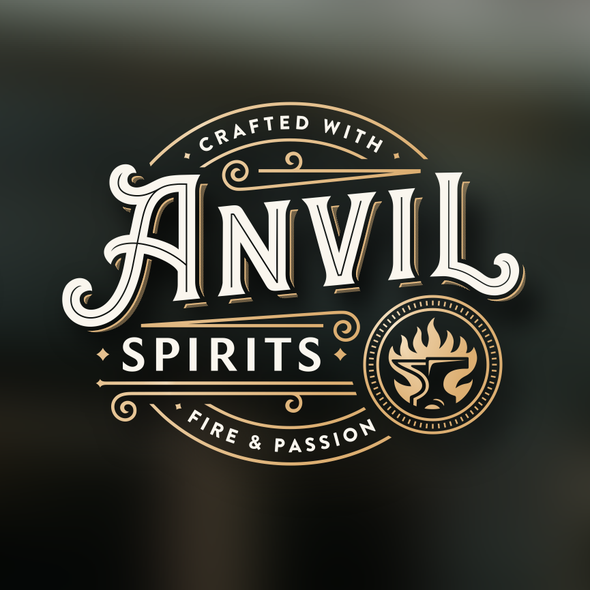 Anvil logo with the title 'Anvil Spirits'