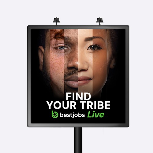 Interview design with the title 'Banner design for bestjobs'