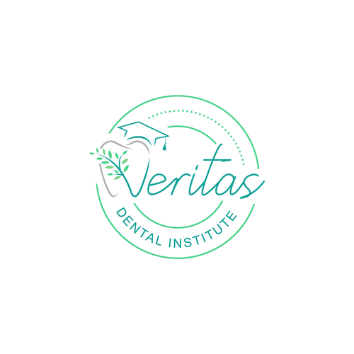 Pen tool logo with the title 'Dental Institute Logo'