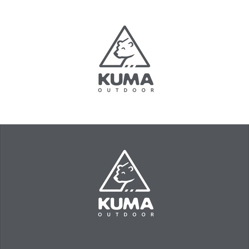 Triangle logo with the title 'KUMA OUTDOOR'
