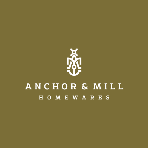 Anchor logo with the title 'anchor $ mill vintage logo'