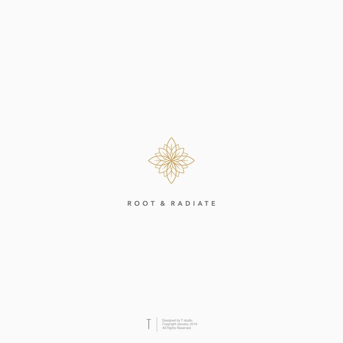 Tree root logo with the title 'Root & Radiate'