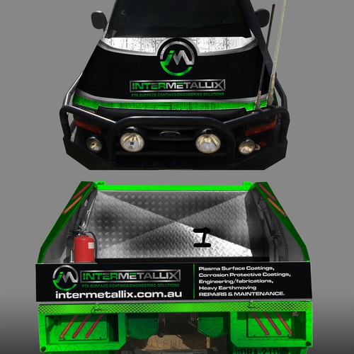 Metallic design with the title 'Intermetallix Design'