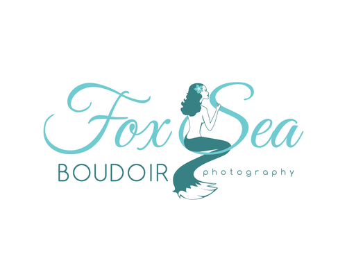 Boudoir logo with the title 'Create a unique vintage bohemian logo for foxsea bourdoir photography'