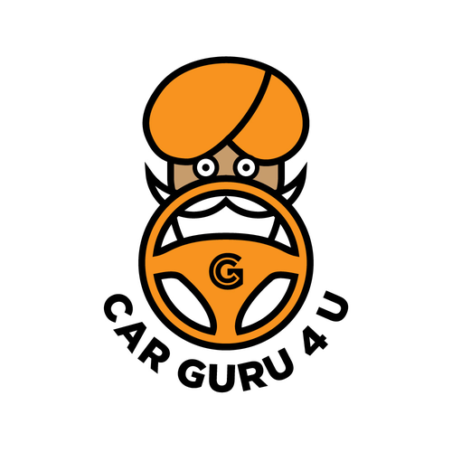 Guru logo with the title 'Logo concept for a car dealers company'