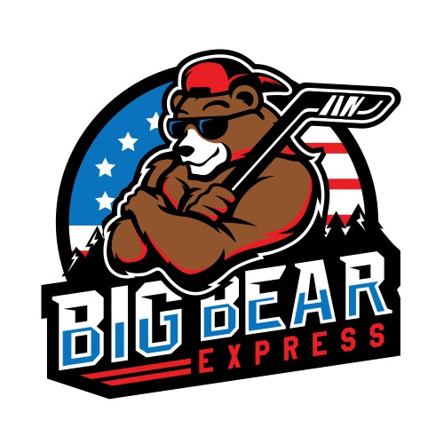 Hockey logo with the title 'Big Bear Express'