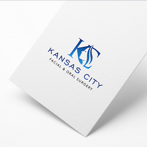 Surgeon logo with the title 'Logo Concept for the KANSAS CITY FACIAL SURGERY'
