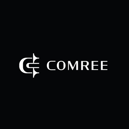 C brand with the title 'Comree Logo Design'