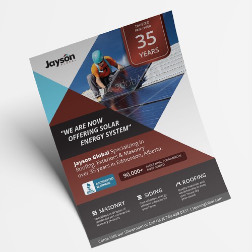 Flayer design with the title 'flyer design contest entry'