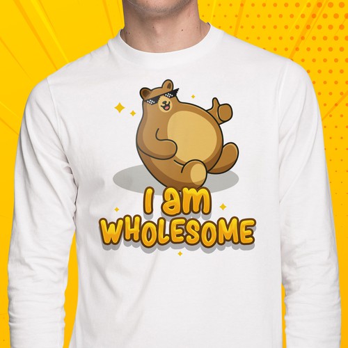 Bear t-shirt with the title 'Tee-shirt design'