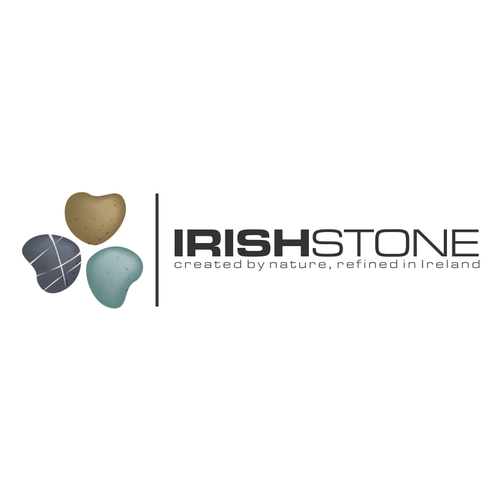 Stone logo with the title 'IrishStone Logo'