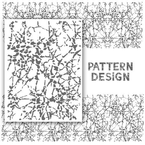 Laser design with the title 'Abstract Pattern design'