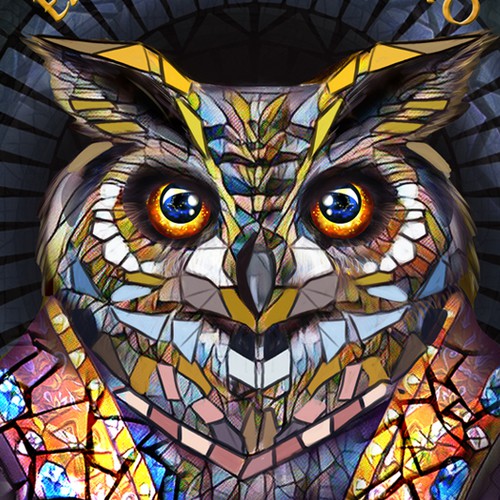 Owl book cover with the title 'Cover for a book '