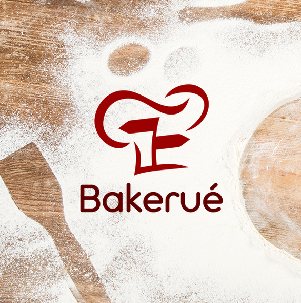Baker design with the title 'A delicious logo for a delicious service'